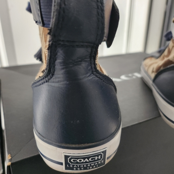 Coach Fashion Hightop Sneakers - Picture 9 of 10
